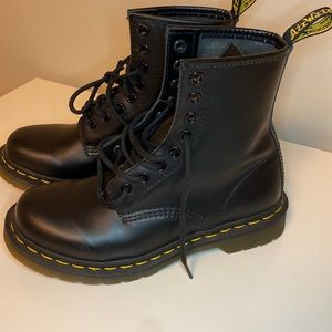 Leather Black Doc Martins